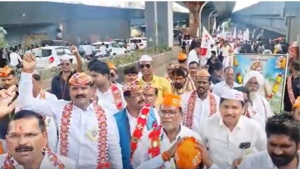 Ahilyanagar : बंजारा समाज आरक्षणासाठी थेट दिल्लीला धडकणार! अहिल्यानगर शहरात विराट मोर्चा