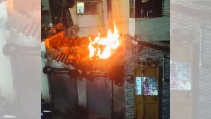 Ulhasnagar : व्यापाऱ्यावरील वैमनस्यातून पेट्रोल बॉम्ब हल्ला, पोलिसांची वेगवान कारवाई