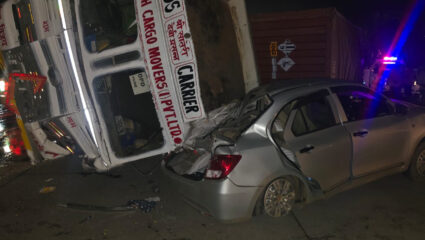 Accident Breaking: मुंबई-गोवा महामार्गावर भीषण अपघात; भरधाव कंटेनरची तीन गाड्यांना धडक अन्…