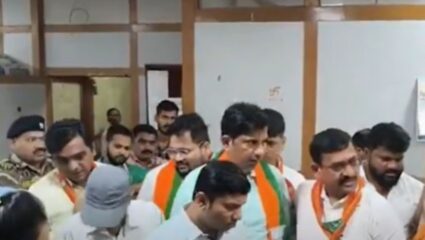 Panvel : पनवेलमध्ये अपुऱ्या पाणीपुरवठ्यावर भाजपचं आंदोलन