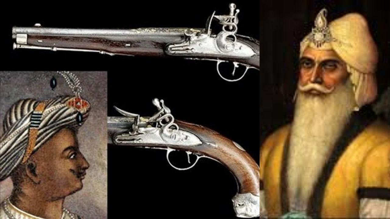 टीपू सूलतानची बंदूक अन् महाराणा रणजीत सिंह यांची चित्रे ठरली मौल्यवान; ब्रिटनमधील लिलावात रचला विक्रम Tipu Sultan's gun, Maharaja Ranjit Singh's painting up for auction at British Museum