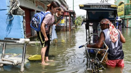 Typhoon Fengshen : भूकंपानंतर आता फिलिपिन्समध्ये फेंगशेन वादळाचा कहर; ७ जणांचा मृत्यू, हजारो लोक बेघर