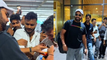 ‘एक ही दिल कितनी बार जीतोगे हिटमॅन…’ ऑस्ट्रेलियामध्ये धूमाकुळ घातल्यानंतर रोहित शर्मा मायदेशात परतला! पहा Video