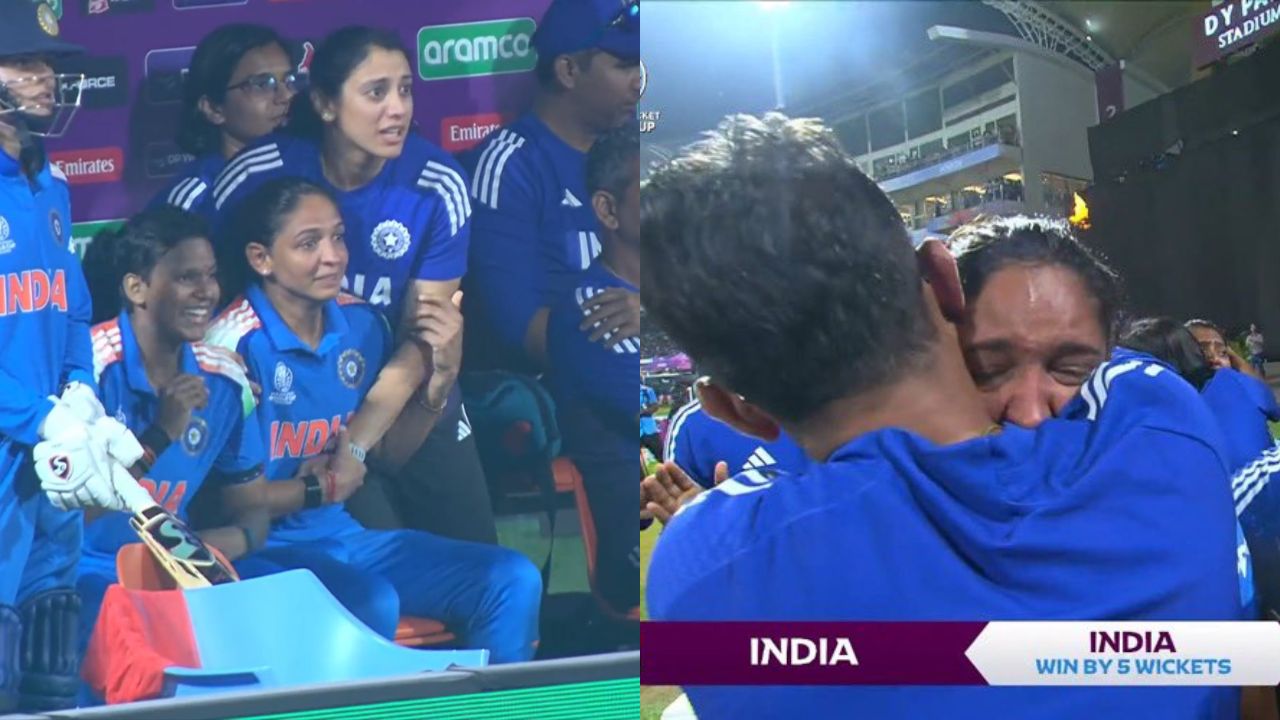 IND W vs AUS W : भारताच्या संघाने उधळला फायनलचा गुलाल! हरमनप्रीत कौरचे अश्रु अनावर, Video Viral