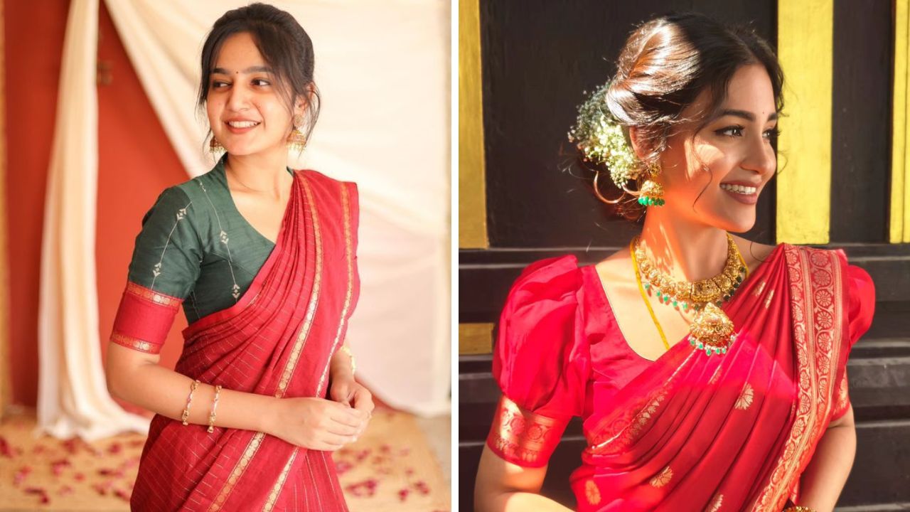 ब्लाऊजला बेल्ट लावून घेतल्यानंतर त्याला छोटे गोंडे किंवा लटकन लावावेत. यामुळे साधा  सिंपल ब्लाऊज आकर्षक आणि सुंदर दिसेल. ब्लाऊजला लावलेल्या नॉटमुळे फिटिंग व्यवस्थित बसेल. 