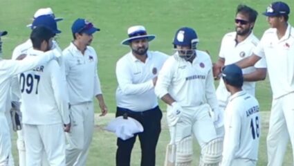 Prithvi Shaw: पृथ्वी शॉचे शतक आणि त्यानंतर मुशीर खानसोबत भांडण; भर मैदानात रंगला हाय-व्होल्टेज ड्रामा, व्हिडिओ Viral