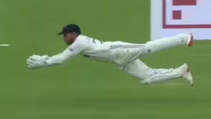 IND vs WI 1st Test : ध्रुव जुरेलचा हवेत सूर! वेस्ट इंडीजविरुद्ध टिपला जादुई झेल; व्हिडिओ व्हायरल