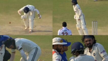 Ind vs WI : चेंडू लागताच बॅट हातातून निसटली, KL Rahul झाली नको तिथे दुखापत; पहा VIDEO 