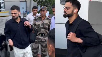AUS vs IND : किंग कोहली मायदेशी परतला! विमानतळावर विराटची झलक पाहण्यासाठी उडाली झुंबड; पहा Video