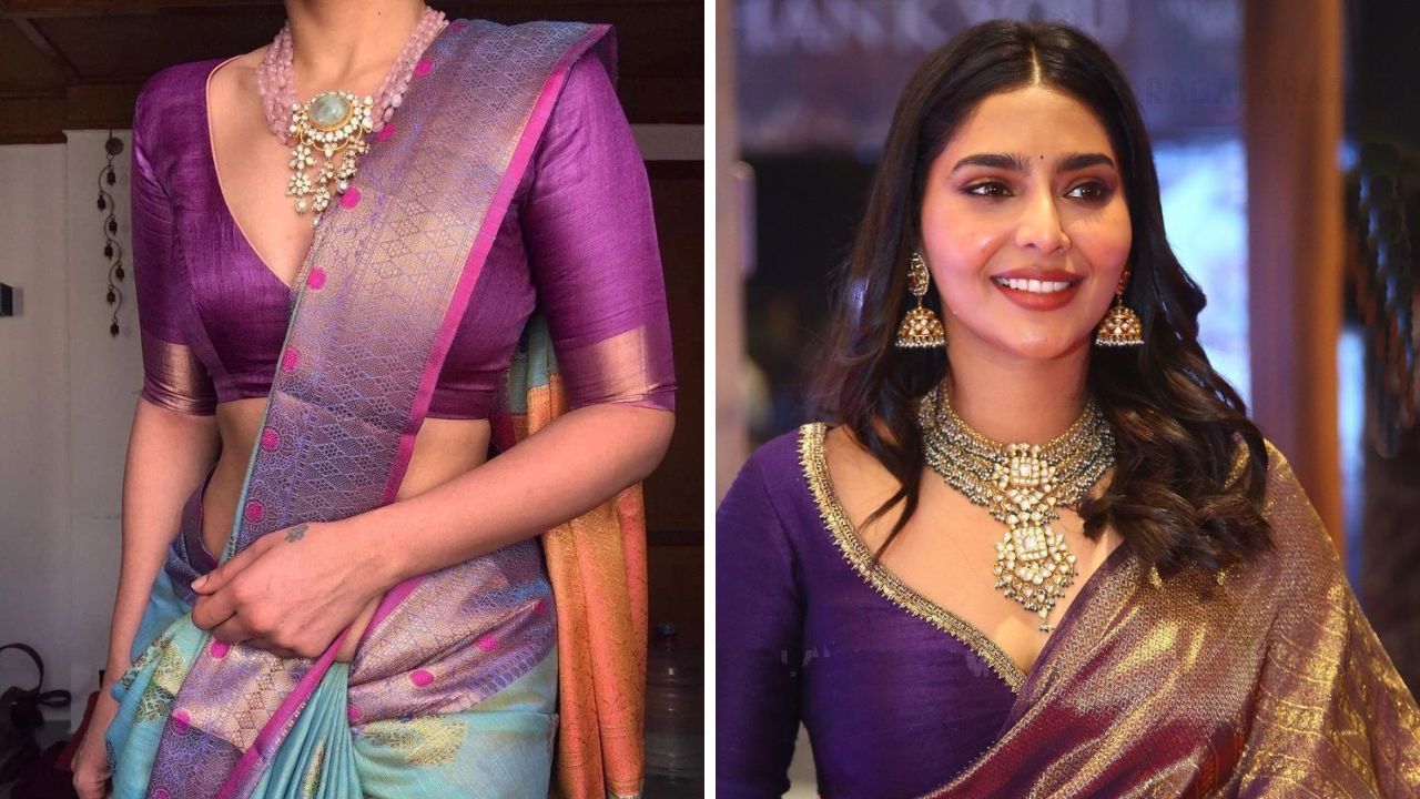 लेहेंगा किंवा डिझाइनर साडी परिधान केल्यानंतर त्यावर तुम्ही लेयरिंग नेकलेस घालू शकता. यामुळे तुमचा लुक मॉर्डन दिसेल. व्ही नेकलाईन असलेल्या ब्लाऊजची निवड केल्यानंतर त्यावर शोभतील असे दागिने परिधान केल्यास लुक सुंदर दिसेल. 