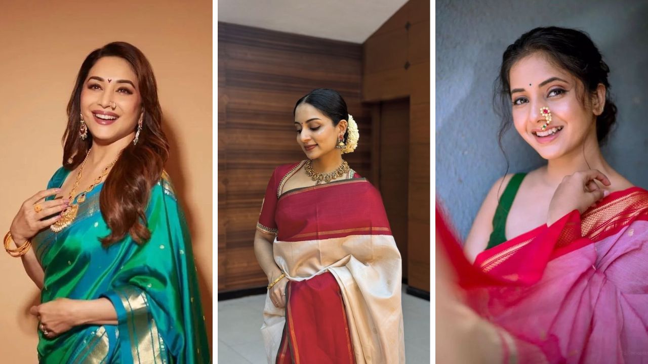 fashion Tips: ‘या’ साड्या वाढवतात सणावारांची शोभा, रॉयल- मॉर्डन लुकमध्ये चारचौघात दिसाल अधिक सुंदर 'या' साड्या वाढवतात सणावारांची शोभा, रॉयल- मॉर्डन लुकमध्ये चारचौघात दिसाल अधिक सुंदर