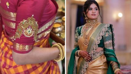 लग्नात रॉयल आणि हटके लुक हवा असेल तर ब्लाऊजवर करून घ्या सुंदर आरी वर्क डिझाइन्स, कमी खर्चात होईल आकर्षक ब्लाऊज