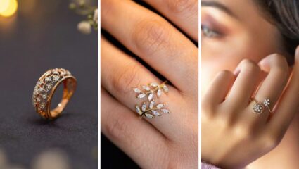 दिवाळीमध्ये खरेदी करा गोल्ड डायमंड कॉम्बिनेशनच्या नाजूक साजूक अंगठ्याची खरेदी, हातांमध्ये दिसतील सुंदर