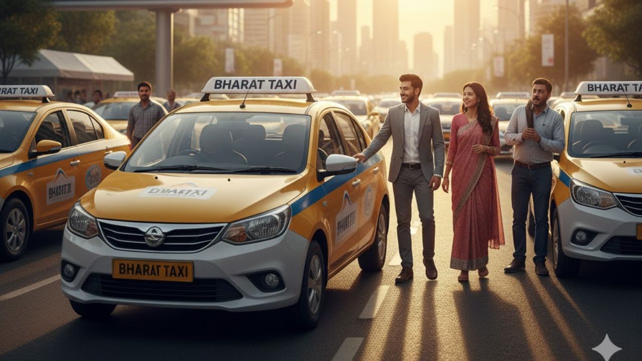 Ola, Uber ला मोठी टक्कर! केंद्र सरकारकडून ‘Bharat Taxi’ सेवा लॉन्च; किती असणार भाडे? जाणून घ्या सविस्तर Ola, Uber ला मोठी टक्कर! केंद्र सरकारकडून 'Bharat Taxi' सेवा लॉन्च (Photo Credit- X)