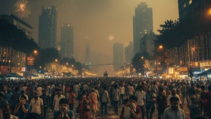 Mumbai Air Pollution: दिवाळी फटाक्यांचा परिणाम! मुंबईची हवा झाली खराब; प्रदूषणामुळे अनेक परिसरांत नागरिकांना त्रास