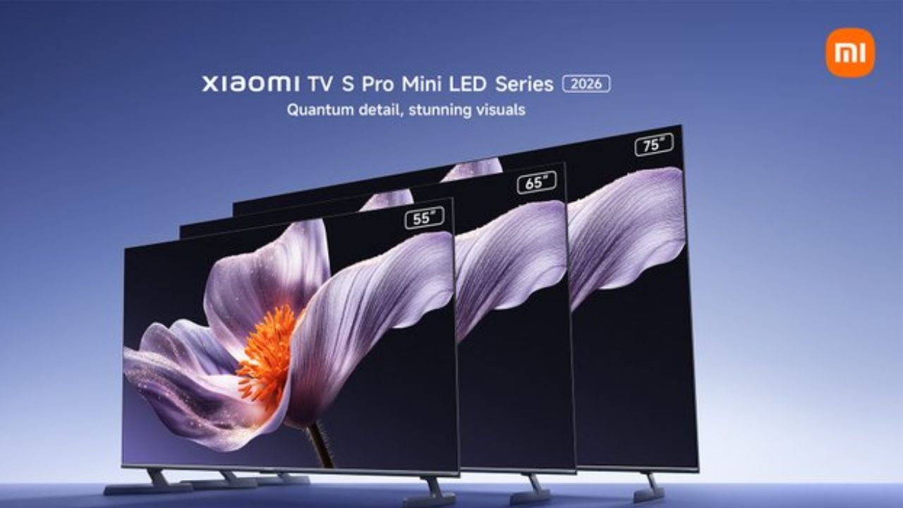 98-इंच डिस्प्लेसह Xiaomi TV S Pro Mini LED 2026 सीरीज लाँच, लाखोंच्या घरात आहे किंमत! जाणून घ्या फीचर्स 98-इंच डिस्प्लेसह Xiaomi TV S Pro Mini LED 2026 सीरीज लाँच, लाखोंच्या घरात आहे किंमत! जाणून घ्या फीचर्स