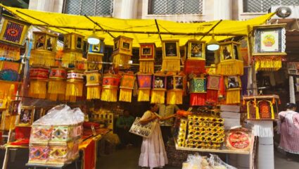पारंपरिक आकाश कंदीलांना पुन्हा उजाळा; पर्यावरणपूरक, साधेपण अन् कलाकुसरीच्या सजावटींना नागरिकांची पसंती