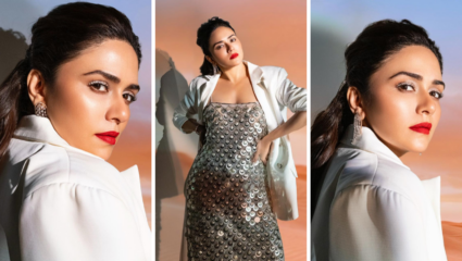 Uff तेरी अदा…फॅशन Meets फिटनेस! अमृताचा व्हाईट ग्लिटर ड्रेस मधला क्लासी लुक