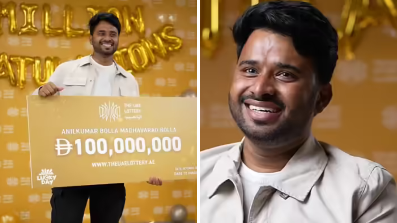 UAE मध्ये कमवायला गेला, एका क्षणात झाला अरबोपती; अबूधाबीत रू. 240 कोटीची लॉटरी लागणारा भारतीय आहे तरी कोण एका क्षणात उजळले आंध्रप्रदेशच्या व्यक्तीचे नशीब (फोटो सौजन्य - Instagram)