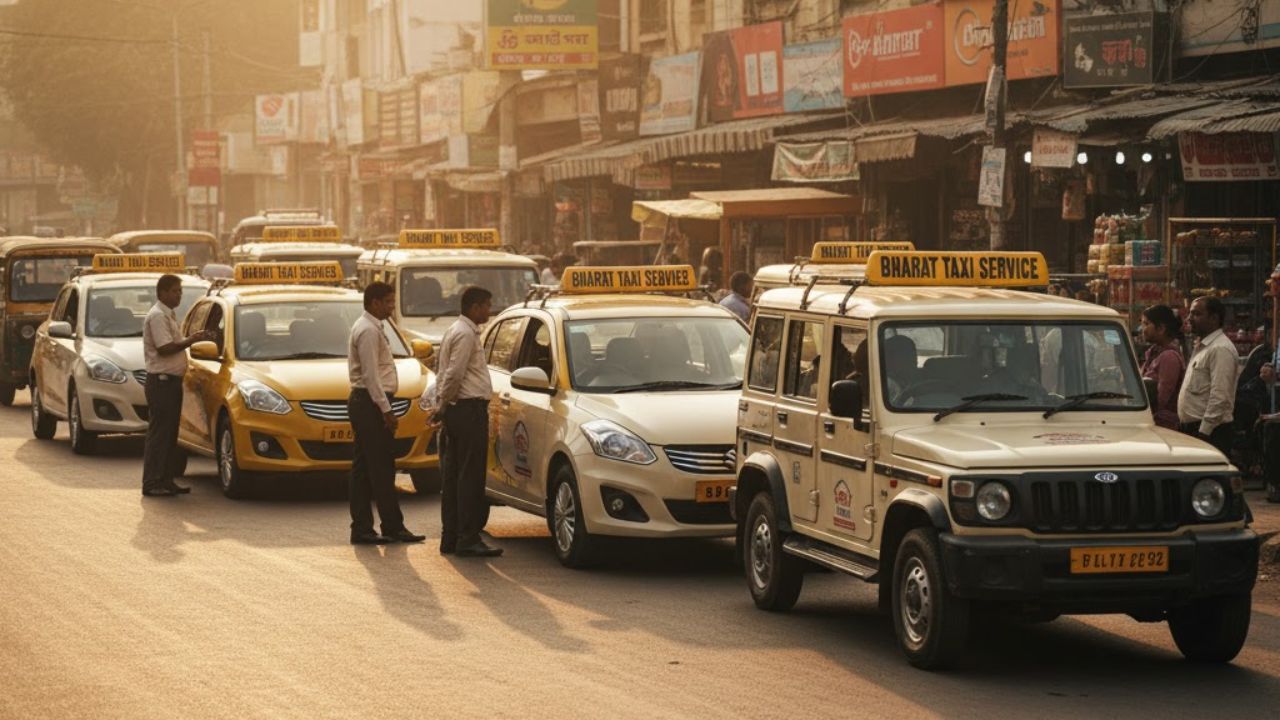 देशात Bharat Taxi Service केव्हा सुरु होणार? टॅक्सी चालकांना कशाप्रकारे होईल फायदा? देशात Bharat Taxi Service केव्हा सुरु होणार?