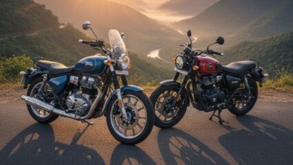 Royal Enfield Meteor 350 की Yezdi Roadster, GST कमी झाल्याने कोणती बाईक झाली स्वस्त?