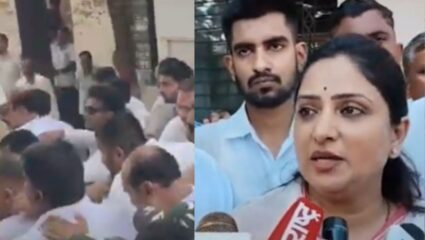 Kolhapur Gokul Morcha : वेळ आली तर गोकूळच्या अध्यक्षांचा कान धरेल,शौमिका महाडिक यांचा इशारा