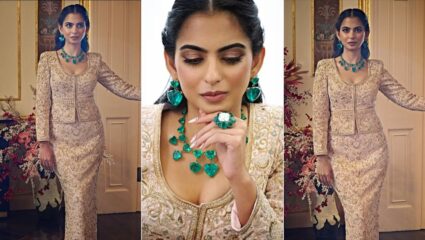 Isha Ambani: डोळे दिपतील असा ईशा अंबानीचा लंडनमधील ड्रेस, जो बनवण्यासाठी लागले ३,६७० तास; पाहा फोटो