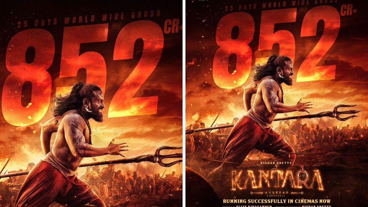 Kantara Chapter 1 Collection: दिवाळीत बॉक्स ऑफिसवर कांताराने मारली बाजी! ₹852 कोटींची जागतिक कमाई…