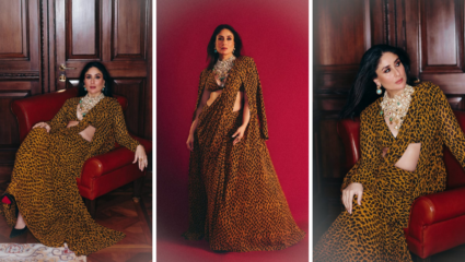 ‘कौन है जिसने दुबारा मुडके…’ आजही ‘पू’ करिनाच्या अदां कातिलाना, Animal Print मध्ये चाहत्यांना केले घायाळ