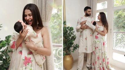 दसऱ्याच्या शुभमुहूर्तावर बॉलिवूड अभिनेत्रीने केली लेकीच्या नावाची घोषणा, पाहा फोटो