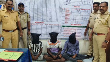 मोखाडा पोलिसांची तडफदार कारवाई! अवघ्या 12 तासांच्या आत खूनाच्या गुन्ह्यातील 3 आरोपींना अटक