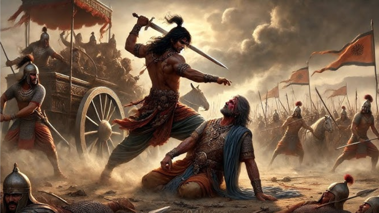 कधीही खोटं न बोलणाऱ्या धर्मराज युद्धिष्ठिराला अर्धसत्य बोलावं लागलं कारण त्या शिवाय द्रोणांना मारणे कठीण होते.