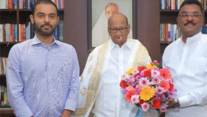प्रताप सरनाईक यांची शरद पवारांच्या सिल्व्हर ओक निवासस्थानी भेट! राजकीय वर्तुळात चर्चेला उधाण