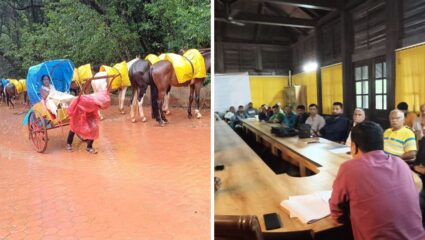 माथेरान शहरात हात रिक्षा चालकांना न्याय कधी मिळणार? शिवसेनेची मागणी