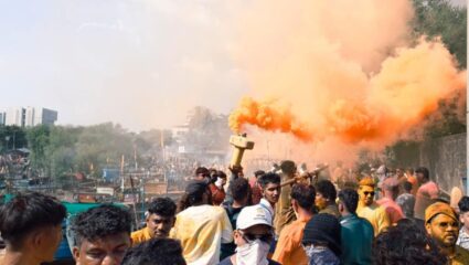 Navi Mumbai : दिवाळीतील बहिरीनाथच्या उत्सवात रंगला फटाक्यांचा उत्सव ; आगळ्या वेगळ्या आतिषबाजीची सोशल मीडियावर चर्चा