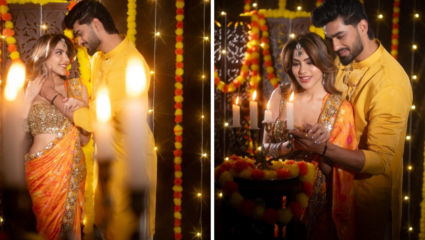 निक्की-अरबाजची ग्लॅमरस दिवाळी, Twinning करत दिल्या कातिलाना पोझ; चाहत्यांनीही विस्फारले डोळे