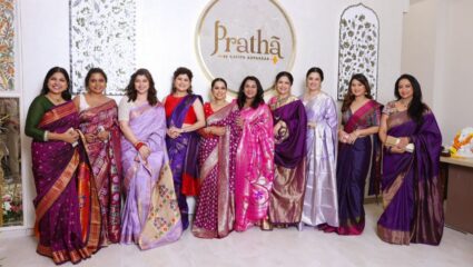 प्रथा- हँडलूम साड्यांचा नवा अध्याय, सेलिब्रिटींच्या उपस्थितीत उत्साहात उद्घाटन