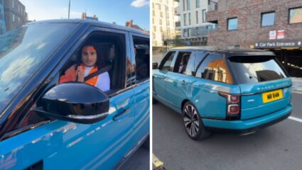 बाबा रे बाबा! लंडनच्या रस्त्यावर अनिरुद्धाचार्य महाराजांचा Range Rover ने प्रवास, कार कलेक्शन तर एकदा वाचाच