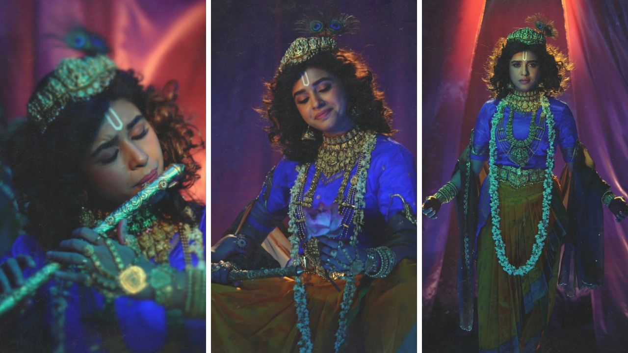 संस्कृती बालगुडेचा ‘कृष्ण’ अवतार सोशल मीडियावर व्हायरल, नवीन प्रोजेक्टची झलक की खास फोटोशूट? (फोटो सौजन्य- इन्स्टाग्राम)
