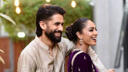 नागा चैतन्य आणि शोभिता धुलिपालाने साजरी केली लग्नानंतरची पहिली दिवाळी; पाहा PHOTOS