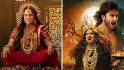 डोक्यावर मुकुट, अंगभर सोन्याचे दागिने… सोनाक्षी सिन्हा कशी बनली ‘जटाधारा’मधील धन पिशाचिनी?