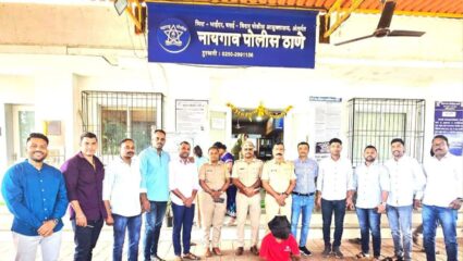 Vasai News : खानावळीच्या पैशासाठी सहकाऱ्याचा खून;आरोपीला गुजरातमधून केली अटक