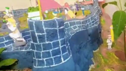 Wardha : वर्ध्यात साकारण्यात आली ‘किल्ले लोहगड’ ची आकर्षक प्रतिकृती