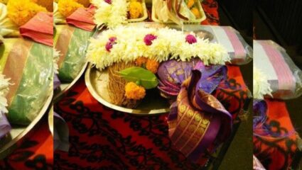 Sharadiya Navratri 2025 : देवीची ओटी का भरतात? हिंदू धर्मात देवीची ओटी भरण्यामागील नेमकं शास्त्र काय, जाणून घ्या