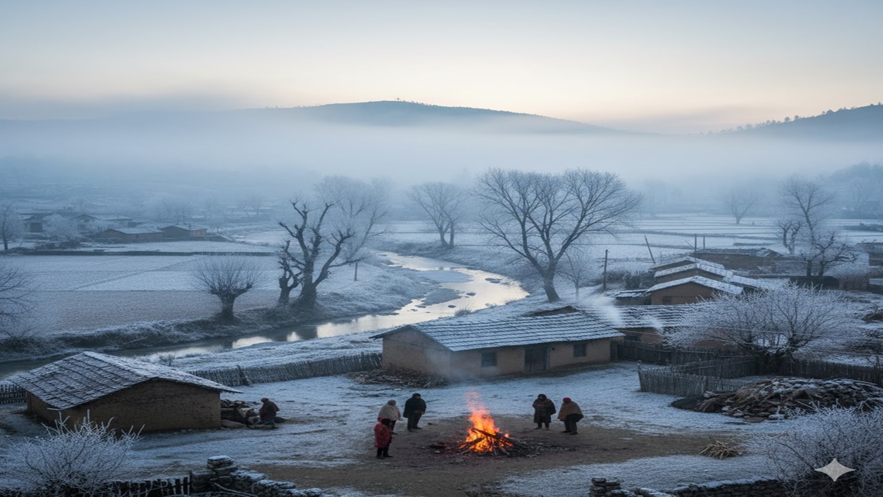 Amravati News : शेकोट्या पेटल्या; तापमानात घसरण! चिखलदऱ्यात धुक्याची चादर; ग्रामीण भागात वाढला थंडीचा कडाका