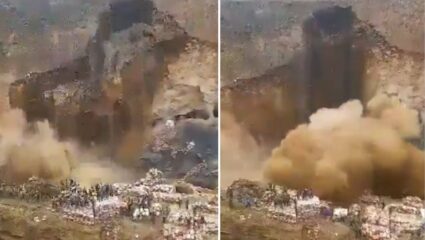 काँगो खाणीत भीषण दुर्घटना! पूल कोसळताच डझनभर कामगार मलब्याखाली दबले; मृत्यूचा थरारक VIDEO