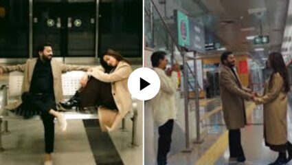 पुणे मेट्रो स्टेशनवर कपलने केलं हटके फोटोशूट; मात्र मेट्रो प्रशासनाने उगारला कारवाईचा बडगा, Video Viral