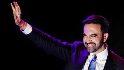 न्यूयॉर्कच्या महापौरपदी भारतीय वंशाच्या ममदानींची निवड; विजयी भाषणात ‘धूम मचाले’चा दिसला जलवा Video Viral