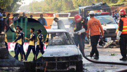 PAK vs SL : इस्लामाबादमधील आत्मघातकी हल्ल्यानंतर श्रीलंकन संघाच्या सुरक्षेत वाढ! हल्ल्यात १२ जणांचा मृत्यू