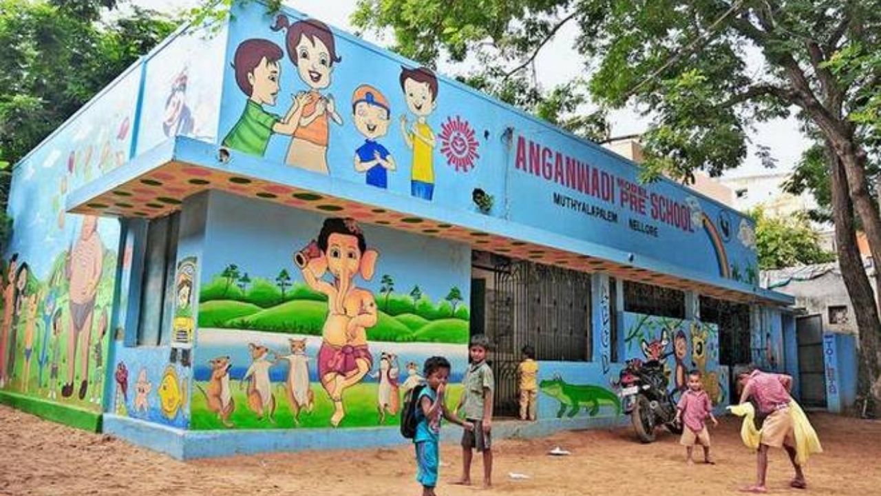 Anganwadi Renovation News: लहान मुलांची पावलं वळणार अभ्यासाकडं; 48 अंगणवाडीचा होणार कायापालट